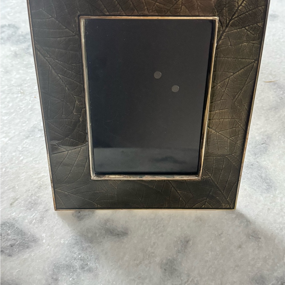 Michael Aram Leaf-Embossed Photo Frame - beautiful earthy green
